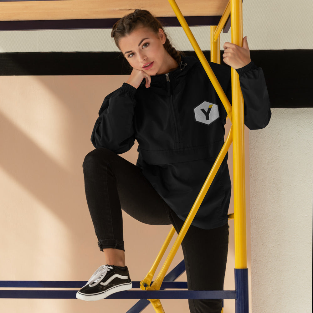 Yellowbrick Embroidered Champion Packable Jacket